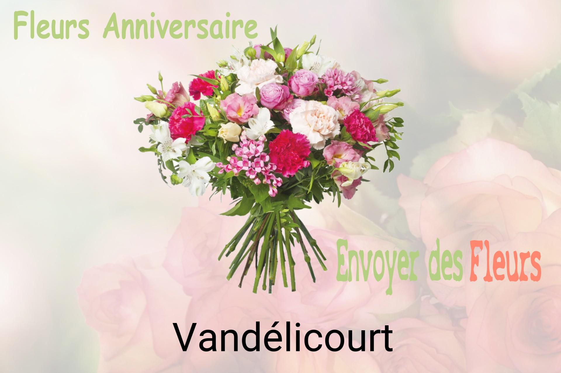 Bouquet de fleurs d’anniversaire livré à Vandélicourt